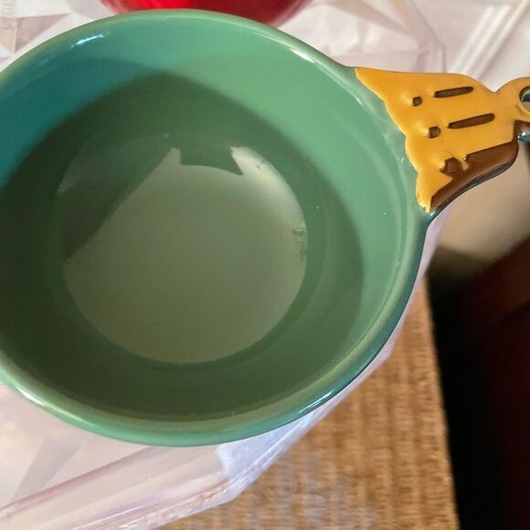 Department 56 Green and Red Christmas Ornament Stoneware Snack Bowls - Picture 7 of 16